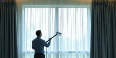Commercial curtain steam cleaning service marrickville-metro-nsw hotels offices